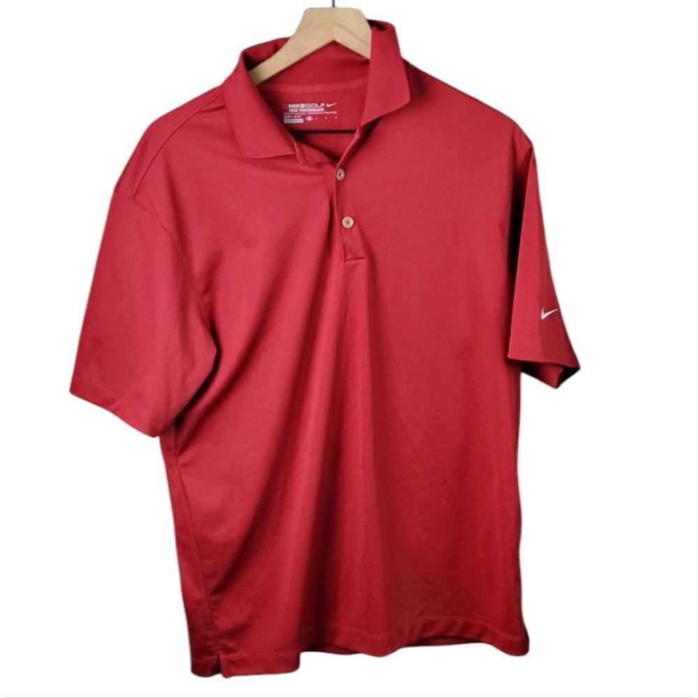Nike Brick Red Golf Polo Shirt